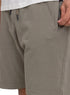 Smoke Green Zipper Melton Short - Khotwh